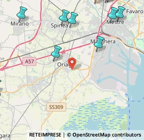 Mappa Via Lago di Bracciano, 30034 Mira VE, Italia (6.67231)