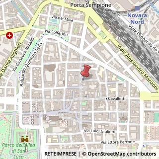 Mappa Via Mario Greppi, 2, 28100 Novara, Novara (Piemonte)