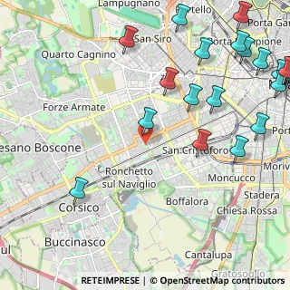 Mappa Via Emanuele Odazio, 20146 Milano MI, Italia (3.1055)
