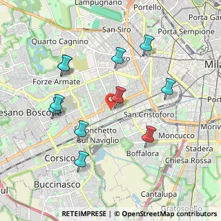 Mappa Via Emanuele Odazio, 20146 Milano MI, Italia (2.00091)