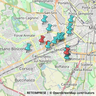 Mappa Via Emanuele Odazio, 20146 Milano MI, Italia (1.52063)
