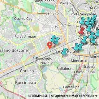 Mappa Via Emanuele Odazio, 20146 Milano MI, Italia (3.064)