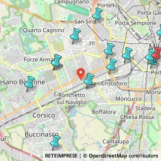 Mappa Via Emanuele Odazio, 20146 Milano MI, Italia (2.69143)