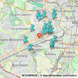 Mappa Via Emanuele Odazio, 20146 Milano MI, Italia (1.62882)