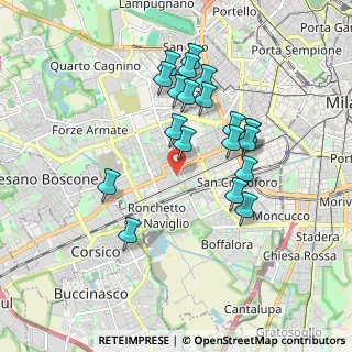 Mappa Via Emanuele Odazio, 20146 Milano MI, Italia (1.684)