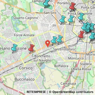 Mappa Via Emanuele Odazio, 20146 Milano MI, Italia (3.151)