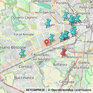 Mappa Via Emanuele Odazio, 20146 Milano MI, Italia (2.19692)
