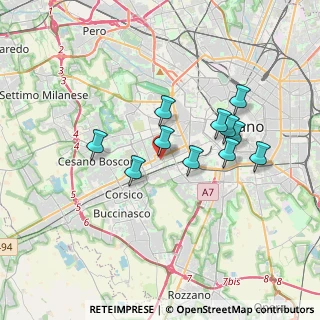 Mappa Via Emanuele Odazio, 20146 Milano MI, Italia (3.00818)