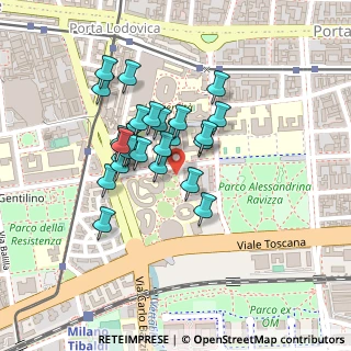 Mappa Via Roberto Sarfatti, 20136 Milano MI, Italia (0.17778)