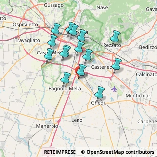 Mappa Via Corridoni, 25010 Montirone BS, Italia (6.63333)