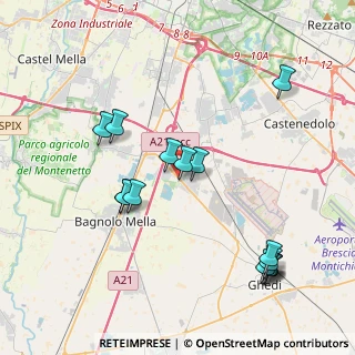 Mappa Via Corridoni, 25010 Montirone BS, Italia (4.28933)