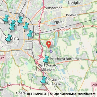 Mappa Via Benedetto Croce, 20068 Linate MI, Italia (6.79364)