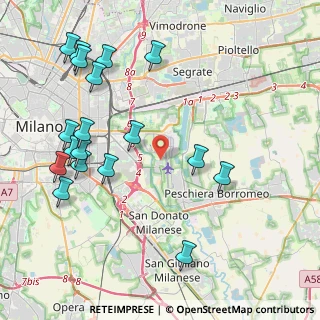 Mappa Via Benedetto Croce, 20068 Linate MI, Italia (4.88333)