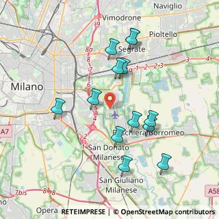 Mappa Via delle Rimembranze, 20068 Peschiera Borromeo MI, Italia (3.75538)