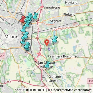 Mappa Via delle Rimembranze, 20068 Peschiera Borromeo MI, Italia (4.67867)