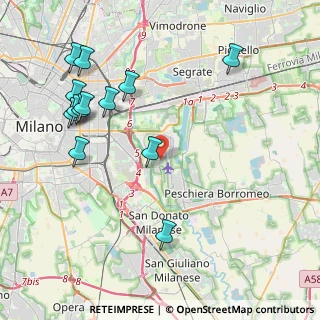 Mappa Via delle Rimembranze, 20068 Peschiera Borromeo MI, Italia (4.74769)