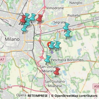 Mappa Via Benedetto Croce, 20068 Linate MI, Italia (4.35077)