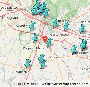 Mappa Via Vittorio Veneto, 25010 Montirone BS, Italia (9.311)