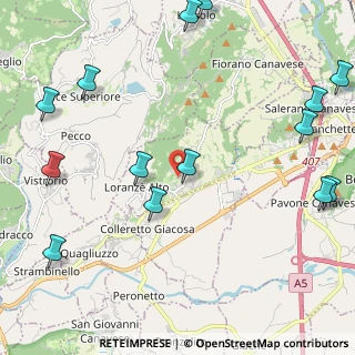 Mappa Via Ceresa, 10010 Loranzè TO, Italia (2.95643)