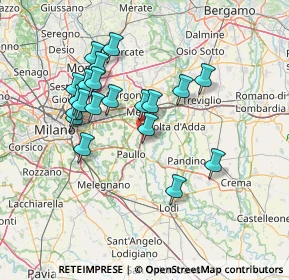 Mappa Cascina Torchio, 26833 Comazzo LO, Italia (13.3675)