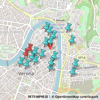 Mappa Piazza Indipendenza, 37121 Verona VR, Italia (0.434)