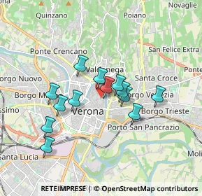Mappa Piazza Indipendenza, 37121 Verona VR, Italia (1.42538)