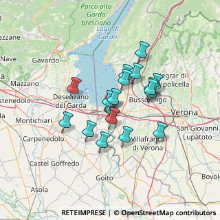 Mappa Via Benaco, 37019 Peschiera del Garda VR, Italia (10.57278)