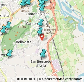Mappa Stradale Torino, 10015 Ivrea TO, Italia (1.3995)