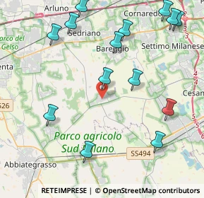 Mappa 20080 Cisliano MI, Italia (5.09286)