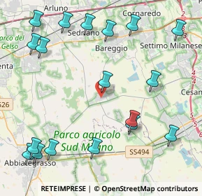 Mappa 20080 Cisliano MI, Italia (5.40722)