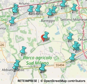 Mappa 20080 Cisliano MI, Italia (5.66158)