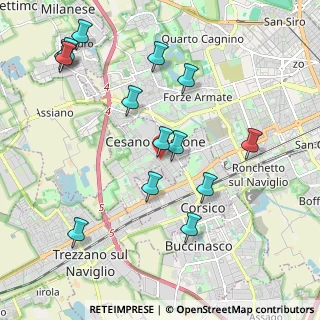 Mappa Via Francesco Petrarca, 20090 Cesano Boscone MI, Italia (2.23)