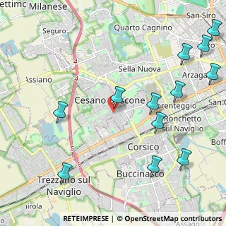 Mappa Via Francesco Petrarca, 20090 Cesano Boscone MI, Italia (2.74583)