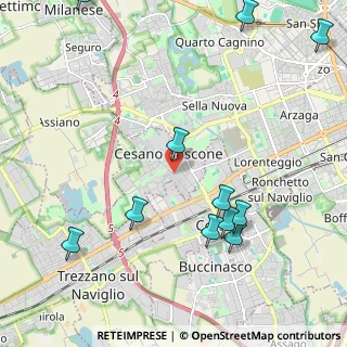 Mappa Via Francesco Petrarca, 20090 Cesano Boscone MI, Italia (2.61545)