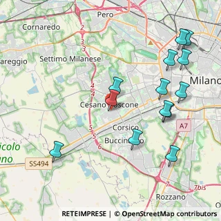 Mappa Via Francesco Petrarca, 20090 Cesano Boscone MI, Italia (4.63769)