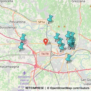 Mappa Via Nicolò Ormanetto, 37139 Verona VR, Italia (4.14714)
