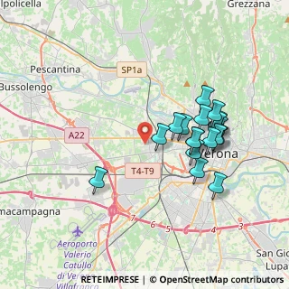 Mappa Via Nicolò Ormanetto, 37139 Verona VR, Italia (3.42)