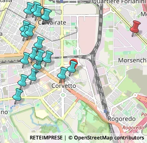 Mappa Via Codogno, 20139 Milano MI, Italia (1.3025)