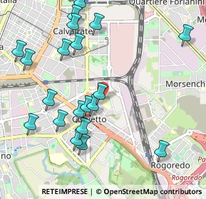 Mappa Via Codogno, 20139 Milano MI, Italia (1.16)