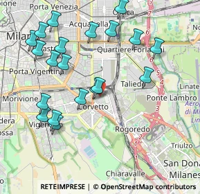 Mappa Via Codogno, 20139 Milano MI, Italia (2.1715)