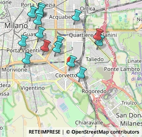 Mappa Via Codogno, 20139 Milano MI, Italia (2.18188)