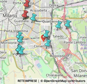 Mappa Via Codogno, 20139 Milano MI, Italia (2.24133)