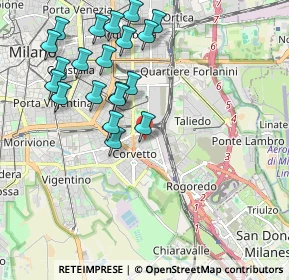 Mappa Via Codogno, 20139 Milano MI, Italia (2.121)