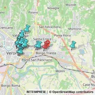 Mappa Via G. Dalla Corte, 37131 Verona VR, Italia (2.2885)