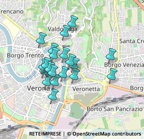 Mappa Interrato dell' Acqua Morta, 37129 Verona VR, Italia (0.7075)