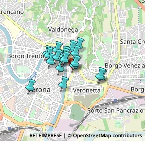 Mappa Interrato dell' Acqua Morta, 37129 Verona VR, Italia (0.499)