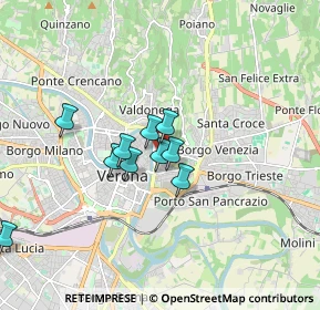 Mappa Interrato dell' Acqua Morta, 37129 Verona VR, Italia (1.63182)