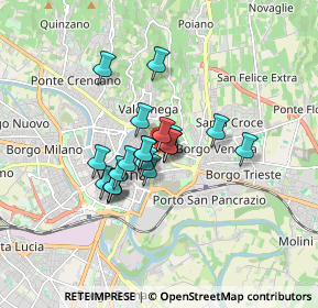 Mappa Interrato Acqua Morta, 37129 Verona VR, Italia (1.142)