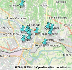 Mappa Interrato dell' Acqua Morta, 37129 Verona VR, Italia (1.41636)
