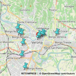 Mappa Vicolo Cieco Monachine, 37121 Verona VR, Italia (1.71909)